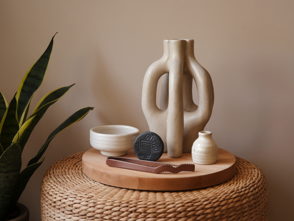 How to build a weekend coffee table vignette with one thukthaeshop sculptural vase and five household finds