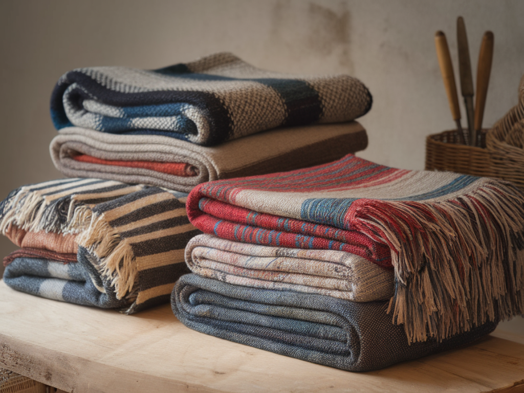 How to pack, store and revive handwoven throws from thukthaeshop so they last for years