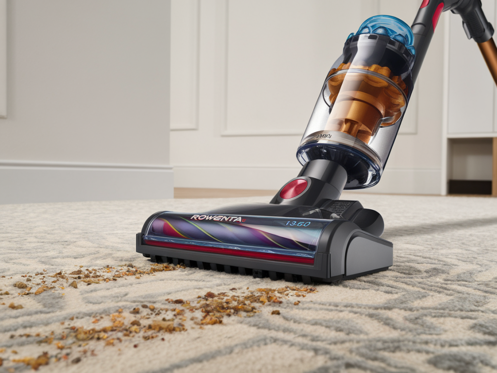 Test dun aspirateur balai flexible et polyvalent rowenta x-force 13.60